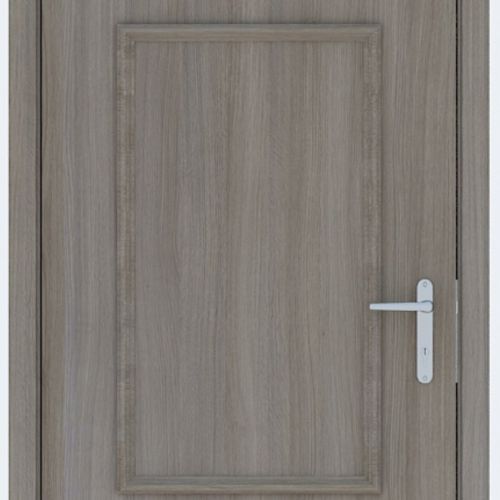 Cửa gỗ Composite cửa ô kính phào nổi