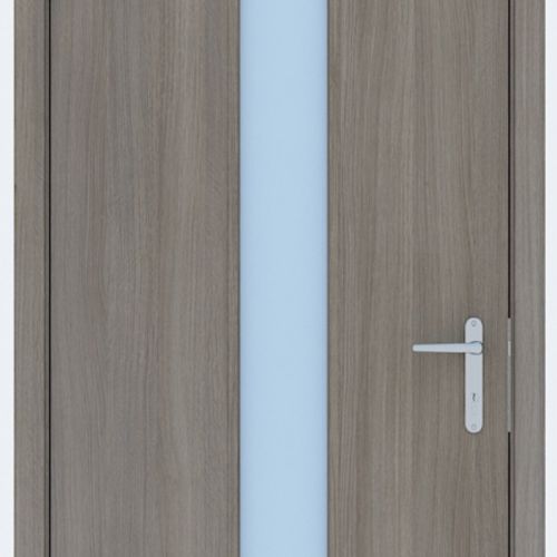 Cửa gỗ Composite cửa ô kính 